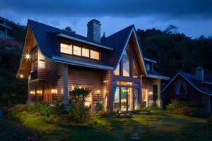 Wooden houses